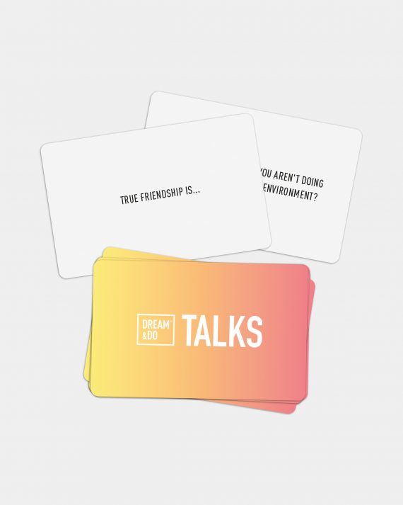 Conversation card game for party Dream&Do Talks friends
